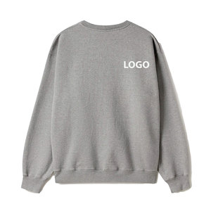Pakistán fabricación algodón mezclado hombres sudadera manga larga pulóver talla grande ropa de calle logotipo personalizado Venta caliente - Product Image 2