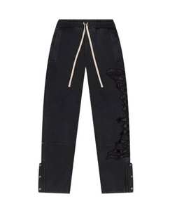 ชุดกีฬาฮิปฮอปคุณภาพสูง Champion gears ชุดเซ็ต 2 ชิ้น เสื้อฮู้ดมีซิปปักตัวอักษร และกางเกงขายาว - Product Image 6