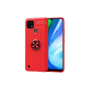 Coque en silicone liquide rouge JoieCreatif Ravel pour Realme C21, protection de téléphone avec design animé pour le modèle 8i 5G - Product Image 1
