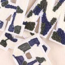 Custom Clothing Iron on Letters Embroidery Chenille Letter Patches Alphabet Applique for Clothes Bag <b>Embroidered</b> <b>Towel</b> Patch - Product Image 2