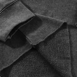 T-shirt à capuche à manches longues pour femme, fitness, pull-over en coton, lavé à l'acide, sweat-shirt d'entraînement pour femmes - Product Image 6