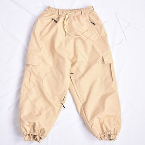 2025 pantalones de esquí ropa de calle personalizada OEM snowboard transpirable impermeable cierre de cremallera a prueba de viento de gran tamaño cálido ligero - Product Image 4