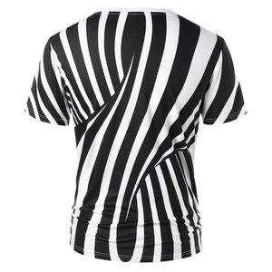 Sublimation personnalisée respirant Gym T-Shirt coton col uni manches courtes coupe ajustée tissu tricoté col rond pour l'entraînement physique - Product Image 6