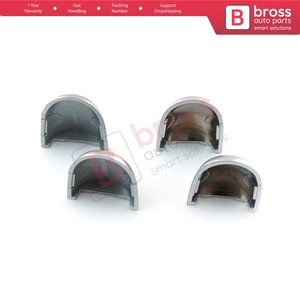 BDP576-2 Left Right <b>Door</b> <b>Handle</b> Key Lock Cover Cap Set Silver Color for Megane Scenic Laguna 2 Primera P12 Espace 4 Vel Satis Cl - Product Image 6