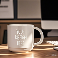 Mug en céramique pour café EffiPrint, gravé recto-verso, avec texte et motif personnalisés, pour cadeaux de couple