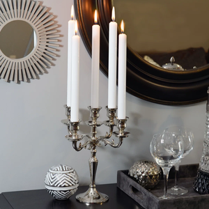 Bougeoir en aluminium argenté brillant au design moderne, best-seller, pour la maison, les hôtels, les villas et les mariages, pot à bougie unique - Product Image 4