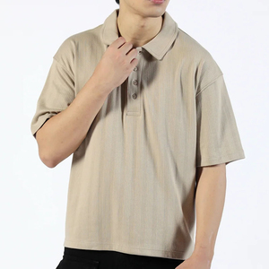 Polo Premium de Algodón Suave para Hombre - Diseño Clásico de Manga Corta con Cuello Elegante y Tapeta de Botones - Product Image 4