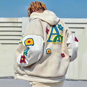 Vestes universitaires de baseball pour hommes avec logo personnalisé OEM pour l'hiver - Product Image 1