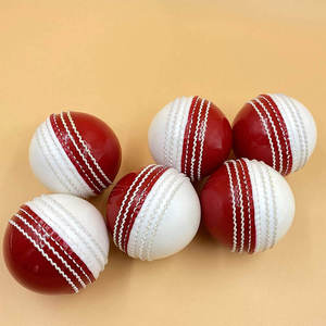 Nouveauté, balles de cricket internationales personnalisées avec couleur et logo personnalisés, balles en cuir de cricket pour l'extérieur - Product Image 5