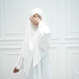 Abaya fluide pour femmes avec des détails élégants sur les manches, tenue modeste, vente en gros, Eid Ramadan, Abaya élégante en une seule pièce - Product Image 6