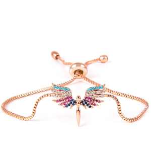 Zirkon Kaplama Bileklik Taşlı Bracelet à breloques fin de qualité supérieure - Product Image 1