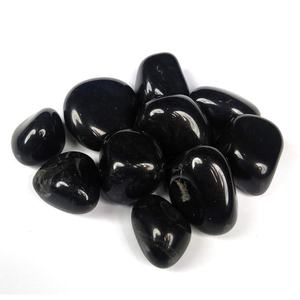 คริสตัลธรรมชาติหินออบซิเดียนหินสีดำแกะสลักด้วยหินอัญมณีอาเกตสำหรับรักษาจักระเรกิ - Product Image 4