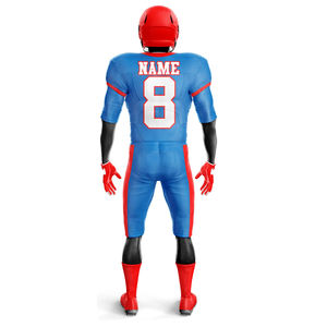 Uniforme de fútbol americano personalizado para jóvenes, conjuntos de ropa deportiva de manga corta con nombre y número, kits de fútbol cosidos - Product Image 3