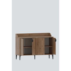 Modern Harmony Maxi Coffee Bar Cabinet 3 Door 2 Drawer Sideboard Buffet <b>Table</b> Kitchen Storage Cupboard Corner Furniture Particle - Product Image 2