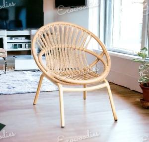 Wholesale Price Natural Bamboo Dining Chair for Indoor and <b>Outdoor</b> Home or Garden <b>Furniture</b> for Villa and Courtyard - Product Image 3