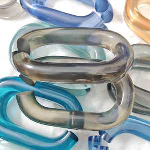 โซ่เรซิ่นขนาดใหญ่ สไตล์วินเทจ คละสี มีทุกสี โซ่เรซิ่นอะคริลิคทรงกลมยาวขนาดใหญ่ สำหรับตกแต่งผนัง - Product Image 5