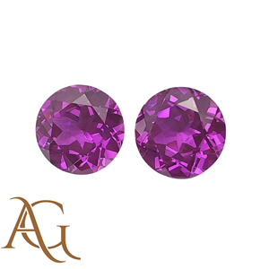 Saphir bleu royal créé en laboratoire de 6,5 mm, taille brillant rond avec jeu de couleurs et effet feu, prix en promotion - Product Image 6