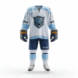 Maillot de hockey sur glace d'entraînement à manches longues, haut de hockey, uniformes de hockey sur glace par sublimation pour hommes et femmes - Product Image 4