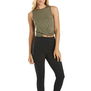 Top corto de Yoga sin costuras para gimnasio de alta calidad, ropa deportiva para gimnasio, Top corto de Yoga sin costuras al por mayor - Product Image 4