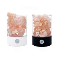 Diffuseur d'arômes à ultrasons en pierre de sel de cristal de l'Himalaya de qualité supérieure, lampe en sel rose de l'Himalaya, diffuseur d'huiles essentielles