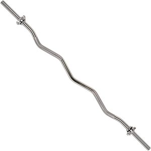 Bilanciere Super EZ Olymp Curl in Acciaio di Alta Qualità 1,2M per Sollevamento Pesi e Fitness - Product Image 5