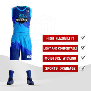 Meilleure vente grande taille ensemble d'uniformes de basket-ball d'été pour hommes short de haute qualité imprimé par sublimation personnalisable et respirant - Product Image 2