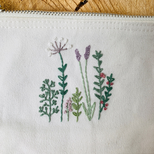 Sac en lin brodé à la main avec broderie de différentes couleurs sac à dos en lin 100% doux lavé OEM fabriqué au Vietnam - Product Image 4