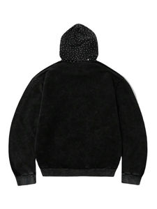 Sweat-shirt à capuche en strass pour homme et femme, surdimensionné, décontracté, streetwear, confortable, tendance, chaud, à manches longues, automne, 100% coton - Product Image 2