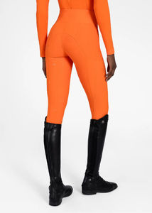 Collants d'équitation personnalisés pour femmes, avec panneau en maille et assise en silicone, leggings de performance en spandex, design sur mesure - Product Image 6