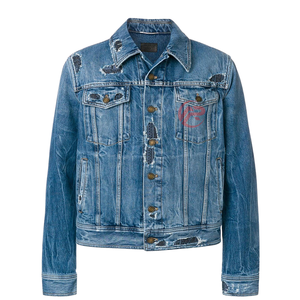 Top Trending Men's Adult Jacket Casual <b>Denim</b> <b>Coat</b> with Button & Embroidery Winter Jeans Wear men's jacket pocketed - Product Image 5