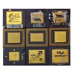 핫 세일 인텔 486 386 186 286 펜티엄 프로 CPU 프로세서 스크랩 골드 복구 세라믹 CPU