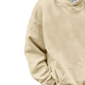 Sudadera con Capucha Unisex Extra Grande de Felpa Tejida, 100% Algodón, Impermeable, con Logotipo Personalizado, Talla Grande, Diseño Liso para Hombre - Product Image 4