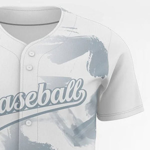 Camisetas de Béisbol/Sóftbol Personalizadas con Nombre de Jugador para Hombre, Impresión Personalizada, Cuello en V, 100% Poliéster, Secado Rápido, Antibacterianas - Product Image 6