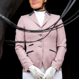 Veste d'équitation pour femmes sur mesure en gros, compétition équestre, nouveau design 2026, coton confortable, service OEM, couleur personnalisée - Product Image 4