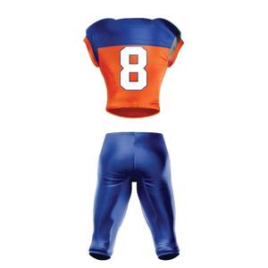 Uniformes de football américain à marque privée, 100% polyester, logo personnalisé, manches courtes, séchage rapide et respirant, fabriqué au Pakistan - Product Image 6