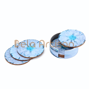 Productos Personalizados, Prensa de Transferencia de Calor, Sublimación, Forma de Corcho, Madera, Posavasos, Base Redonda de MDF - Product Image 1