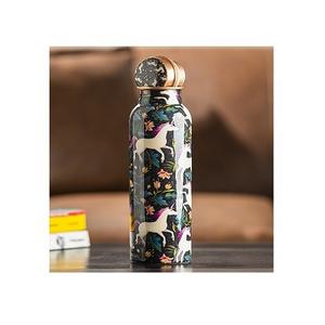 <b>Travel</b>-friendly Enameled Design Copper Drinkware Kitchenware Metal Water <b>Bottle</b> with Practical Usage - Product Image 1