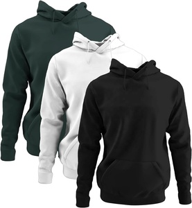 Sudadera de gran tamaño gruesa lisa de alta calidad al por mayor, Jersey transpirable de color azul pálido, Sudadera con capucha Unisex en blanco para hombre - Product Image 6