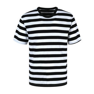 Vente en gros Vêtements à rayures Chemises Fashion T-Shirt for Men Chemise respirante - Product Image 4