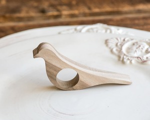 Servilletero de madera hecho a mano con diseño de pájaro, soporte para mesa elegante, fiestas de boda, Hotel, comedor, aspecto Natural - Product Image 1