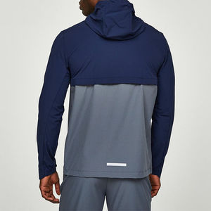 ชุดวอร์มกันลมซิปเต็มตัวทำจากไนลอนโพลีเอสเตอร์กันน้ำ - Product Image 2