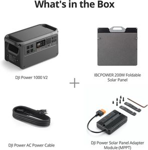 For New Power 1000 V2 Portable Power Station <b>Foldable</b> <b>Solar</b> <b>Panel</b> 1024Wh LFP Battery 2600W Stable Output 0-80% in 37 Mins - Product Image 4