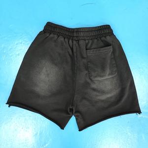 Shorts en molleton de laine vintage pour homme, style streetwear, lavage à l'acide, uni, séchage rapide, respirant, tailles XXS à 6XL - Product Image 6