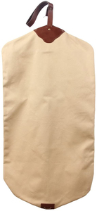 Bolsa de Ropa de Lona y Cuero Premium, Plegable, Ligera, Impermeable, Transpirable, Organizador de Trajes de Viaje para Negocios Diarios - Product Image 4