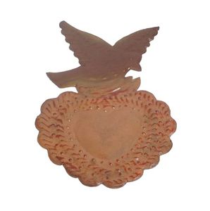 Adornos Navideños Colgantes con Acabado Dorado, Decoración de Corazón, Adorno de Corazón Metálico Colgante - Product Image 3