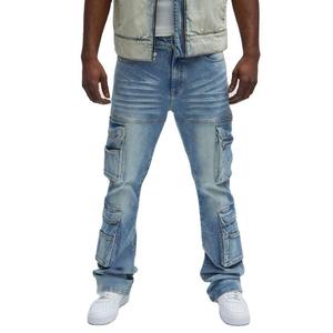 Casual Wear High Demanding Best Quality Men Cargo Jeans High Wear New Style Best Quick Dry New Arrival Best Men Cargo Jeans - Product Image 1