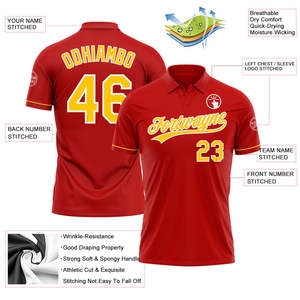 Venta al por mayor logotipo personalizado billar transpirable sublimación impresa secado rápido deportes hombres Polo camisetas para clubes - Product Image 2