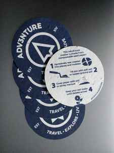 Elegant Natural Fiber Designs 100% Recycled <b>Paper</b> <b>Coasters</b> Custom Shapes for Promotions Bulk Supply India Engraved Technique - Product Image 2