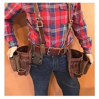 HMB-LB-502 Offre Spéciale en plein air en cuir ceinture à outils avec des prix bas en gros nouveauté Top vente Kits de cuir ceintures