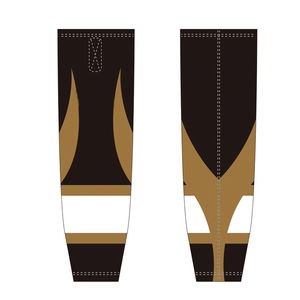 Chaussettes de hockey sur glace personnalisées 100% polyester avec logo d'équipe, entièrement personnalisables, tailles unisexes pour adultes, vêtements de hockey sur glace sublimés - Product Image 5